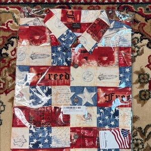 Freedom Patchwork Men's Casual Shirt